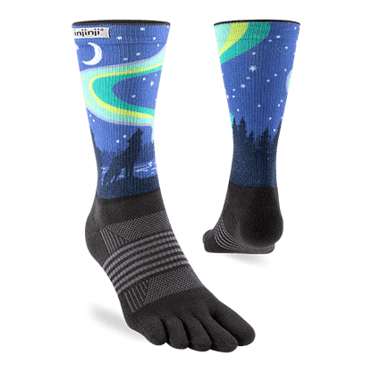Injinji Performance Artist Designed Trail Crew Socks - womens - Socks - Trek, Trail & Fish NZ