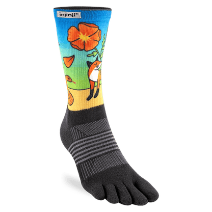 Injinji Performance Artist Designed Trail Crew Socks - womens - Socks - Trek, Trail & Fish NZ