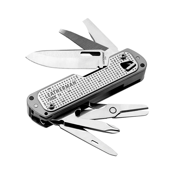 Leatherman Free T4 PocketKnife & Multitool - in - store only - Knives & Multitools - Trek, Trail & Fish NZ