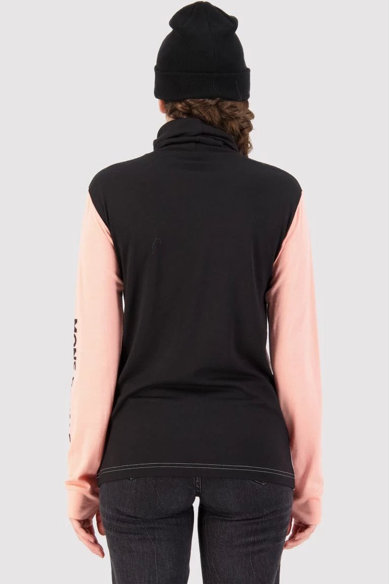 Mons Royale Yotei BF High Neck Ridgeline - womens - Long - sleeved Tops - Trek, Trail & Fish NZ