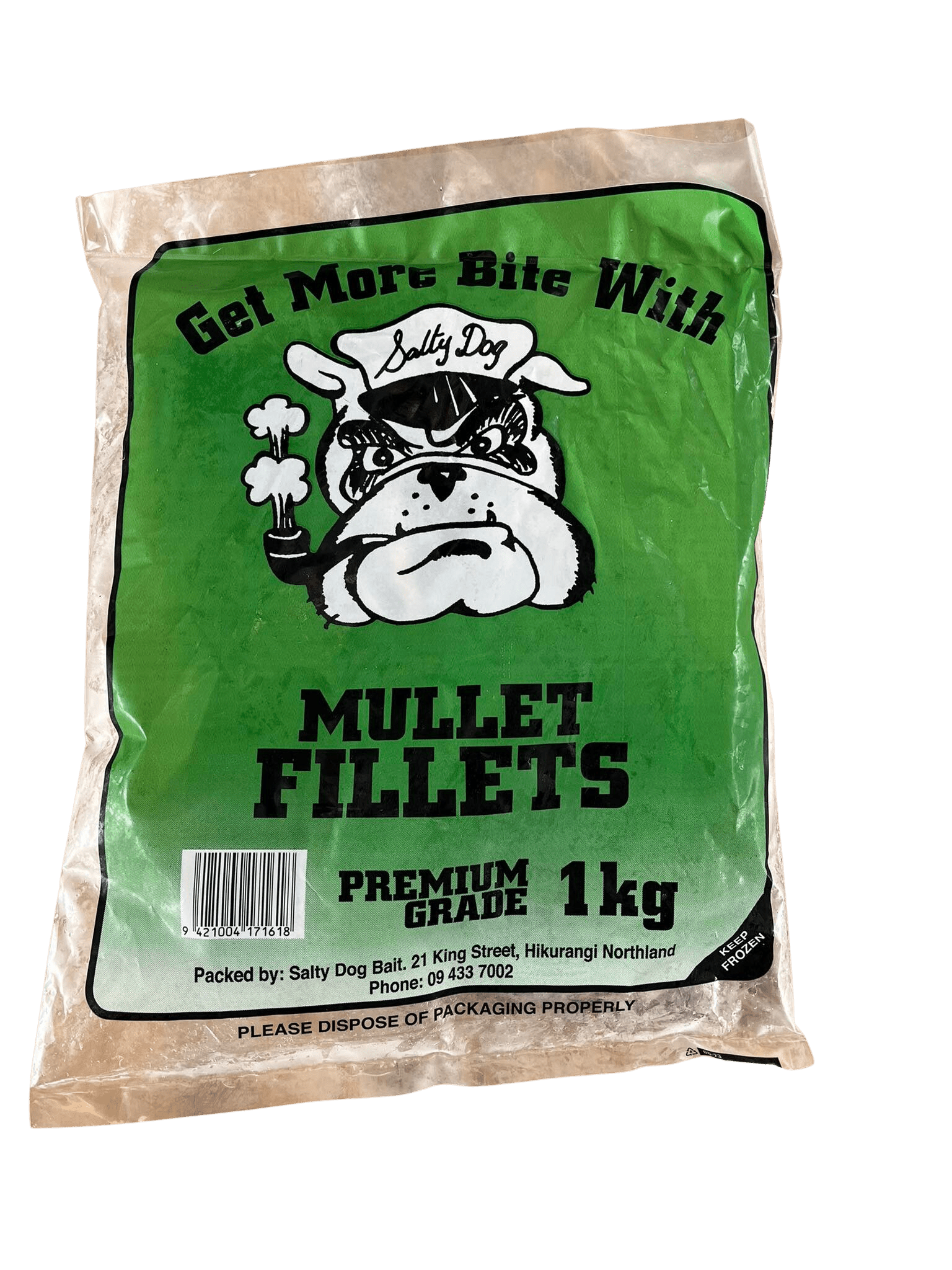 Mullett Fillets - premium grade - free - flow (in - store only) - Bait - frozen - Trek, Trail & Fish NZ