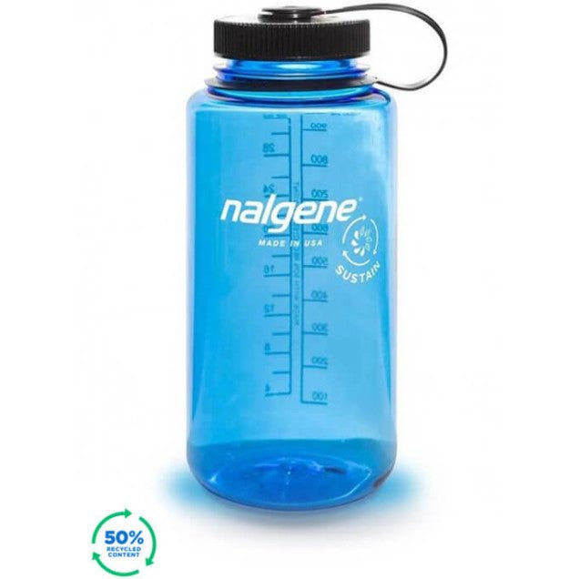 Nalgene Sustain Wide Mouth Sustain 1 litre - Hard Flask - Trek, Trail & Fish NZ