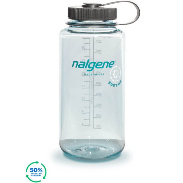 Nalgene Sustain Wide Mouth Sustain 1 litre - Hard Flask - Trek, Trail & Fish NZ