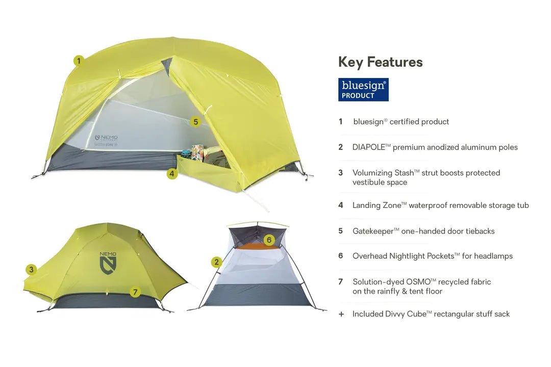 Nemo Dagger OSMO lightweight 2person tent - Tents - Trek, Trail & Fish NZ