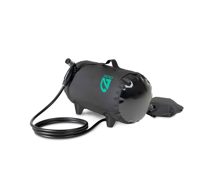 Nemo Helio Pressure Shower - Solar Shower - Trek, Trail & Fish NZ