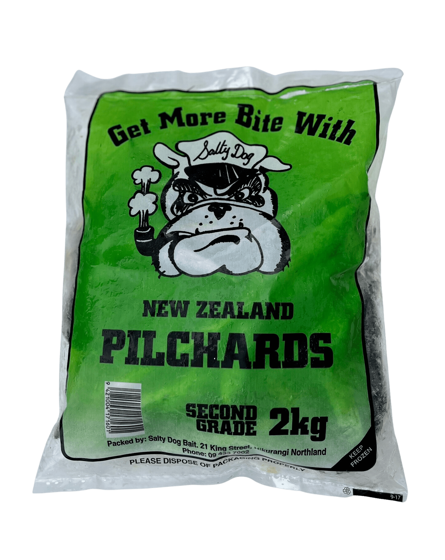 NZ Pilchards - second grade - free - flow (in - store only) - Bait - frozen - Trek, Trail & Fish NZ