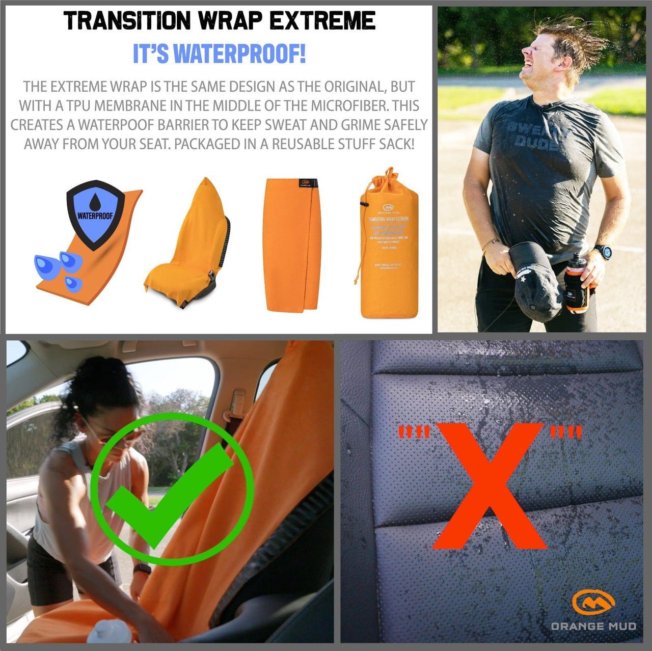Orange Mud Transition Wrap - Extreme waterproof - Trek, Trail & Fish NZ