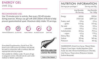 PeakFuel Energy Gel - Nutrition - Gels - Trek, Trail & Fish NZ