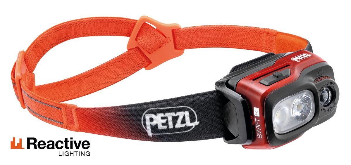 Petzl Swift RL - 1100 lumen headlamp - reactive lighting - Headlamp - Trek, Trail & Fish NZ