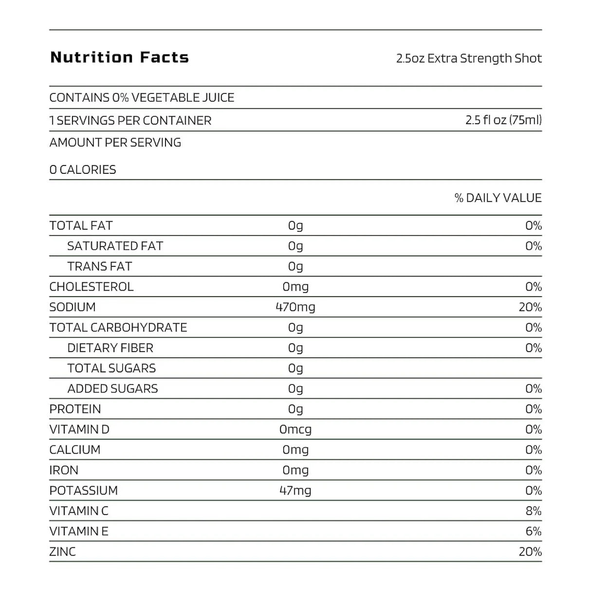Pickle Juice Extra Strength - 75ml shot - Supplements - Cramp Management - Trek, Trail & Fish NZ