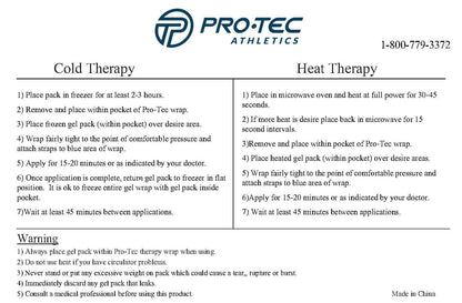 Pro - Tec Hot/Cold Therapy Wrap - Recovery - Trek, Trail & Fish NZ