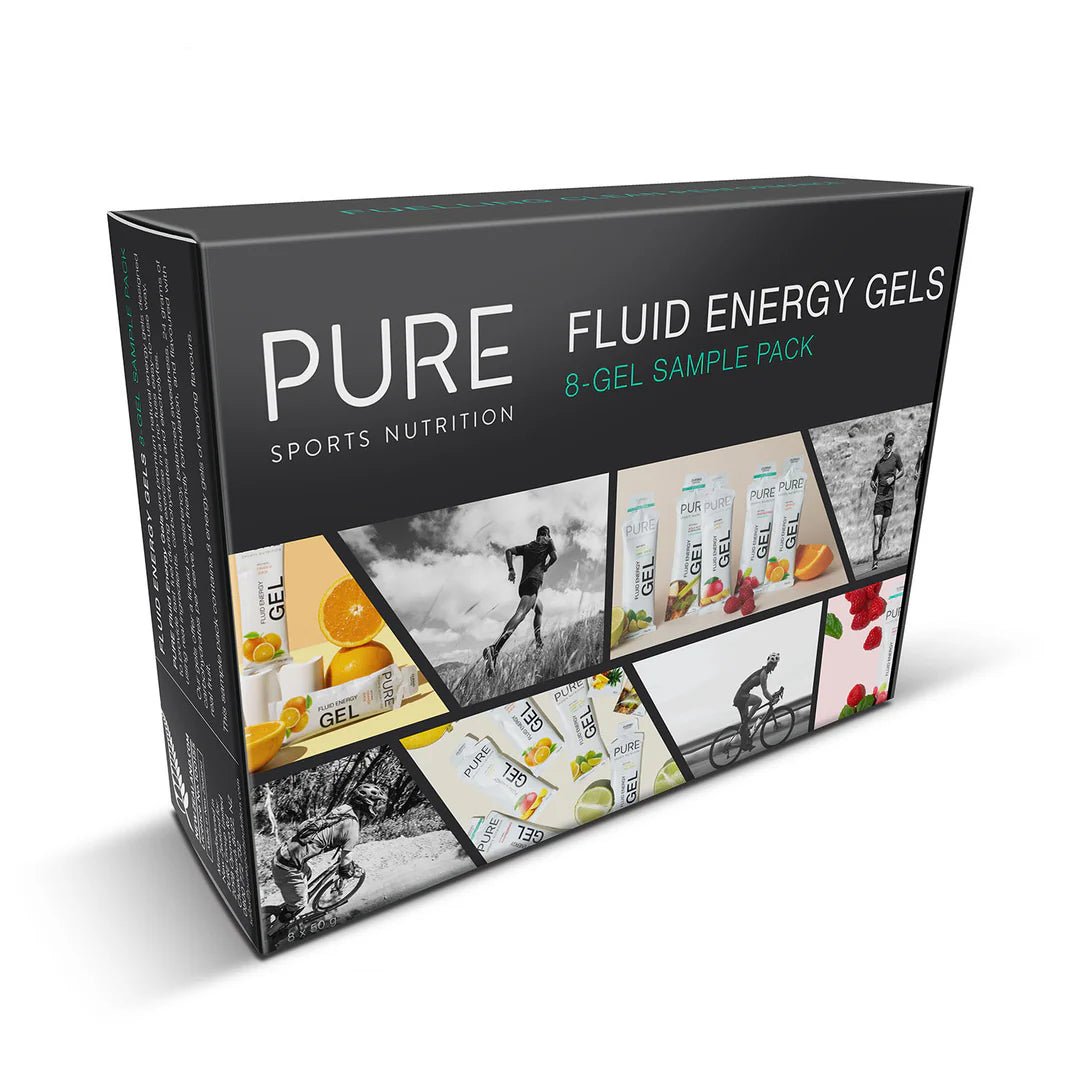 Pure Fluid Energy - 8 gel sample pack - Nutrition - Gels - Trek, Trail & Fish NZ