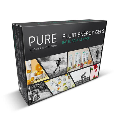 Pure Fluid Energy - 8 gel sample pack - Nutrition - Gels - Trek, Trail & Fish NZ
