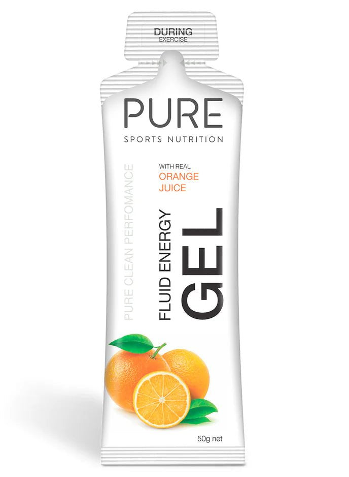 Pure Fluid Energy Gels 50g - Gels - Trek, Trail & Fish NZ