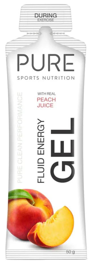 Pure Fluid Energy Gels 50g - Nutrition - Gels - Trek, Trail & Fish NZ