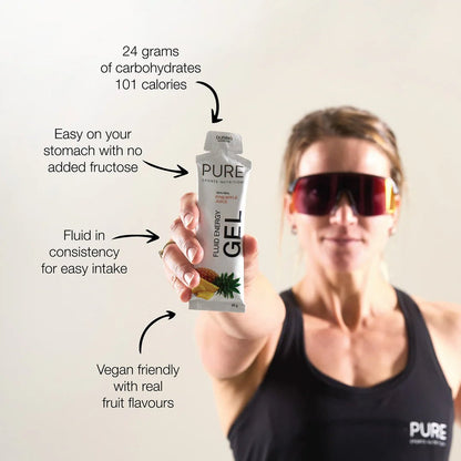 Pure Fluid Energy Gels 50g - Gels - Trek, Trail & Fish NZ