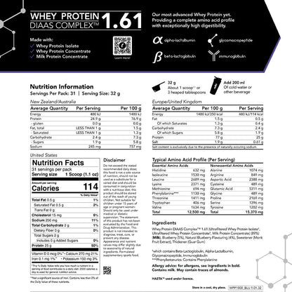 Radix Whey Protein DIASS Complex 1.61 1kg - Protein - Trek, Trail & Fish NZ