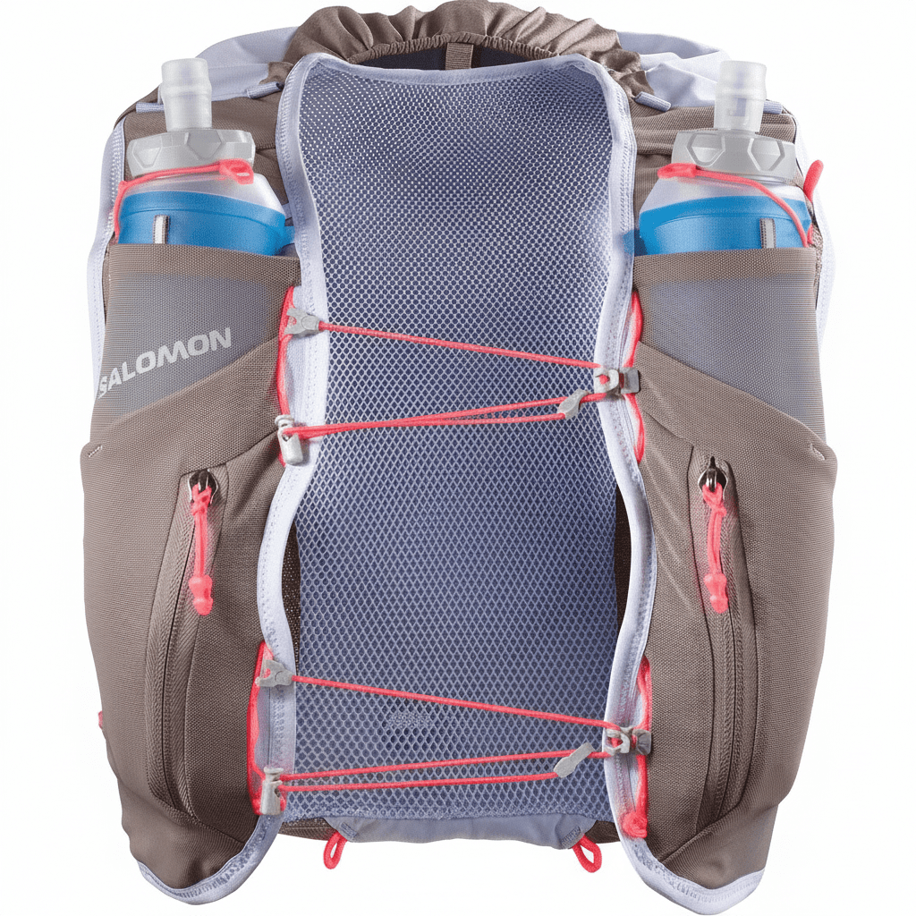 Salomon Adv Skin 12 set with flasks (NEW 2025 model) - womens - Packs - Hydration Vests - Trek, Trail & Fish NZ