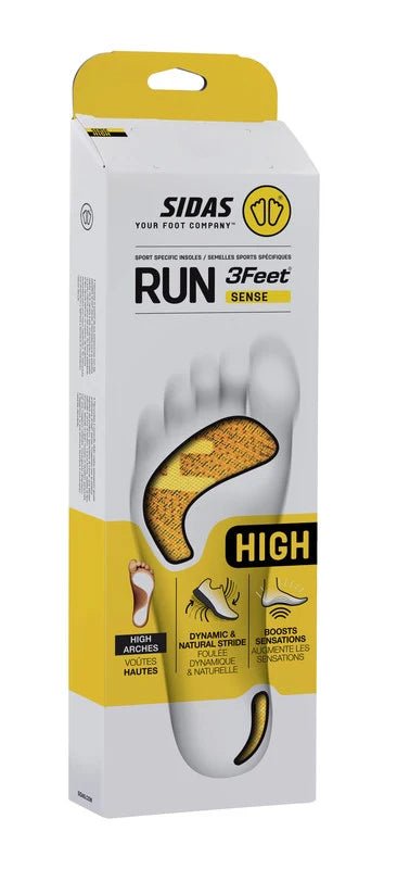 Sidas 3feet Run Sense insoles - for high arches - Footwear - Accessories - Insoles - Trek, Trail & Fish NZ