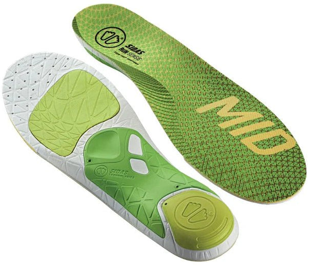 Sidas 3feet Run Sense insoles - for mid arches - Footwear - Accessories - Insoles - Trek, Trail & Fish NZ