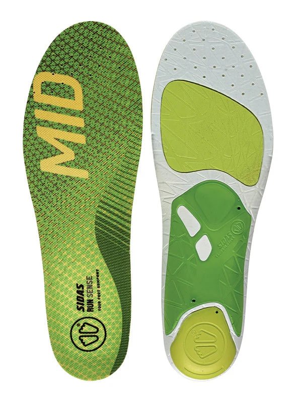 Sidas 3feet Run Sense insoles - for mid arches - Footwear - Accessories - Insoles - Trek, Trail & Fish NZ
