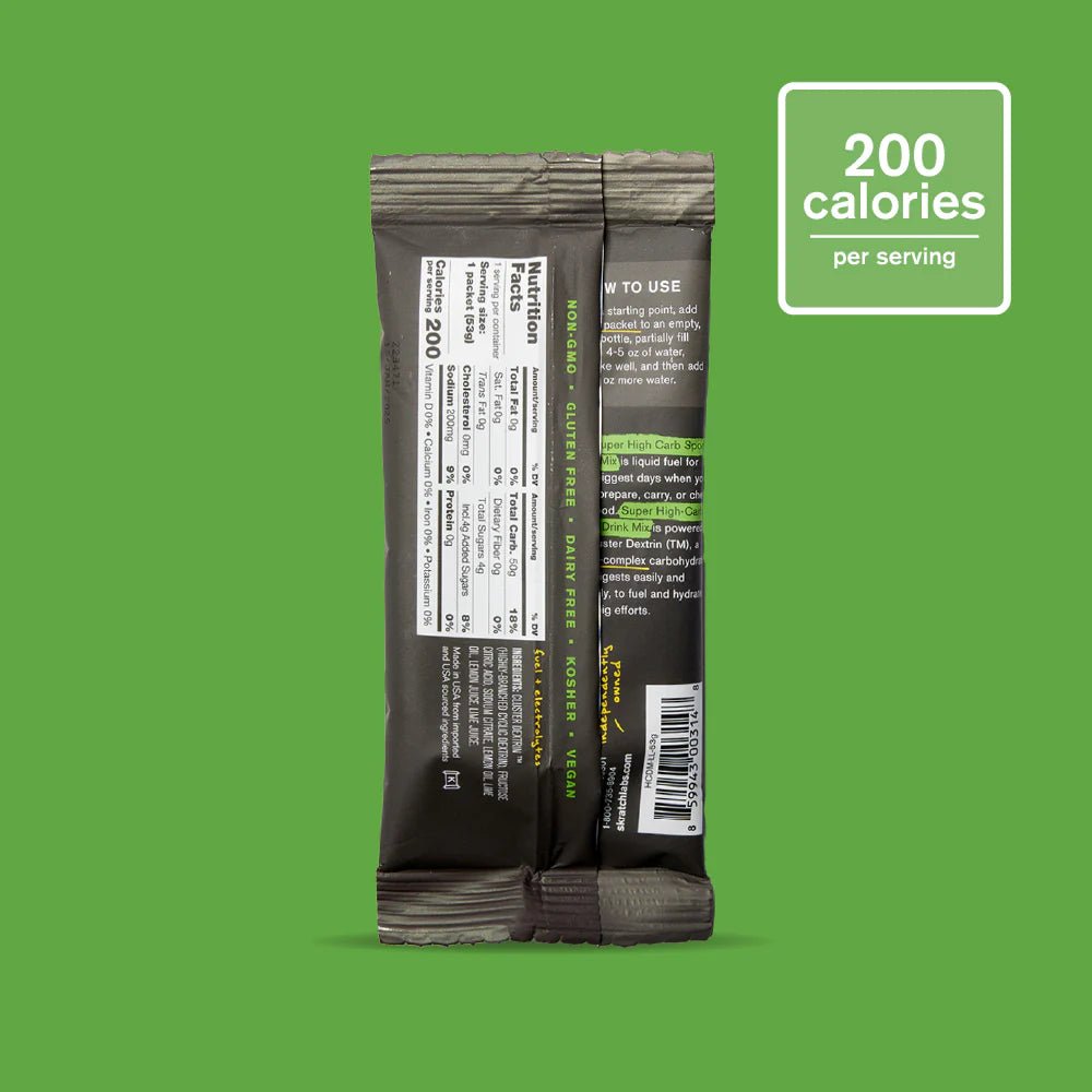 Skratch Super High Carb Sport Drink Mix - single sachets - Nutrition - Drink Mix - Trek, Trail & Fish NZ