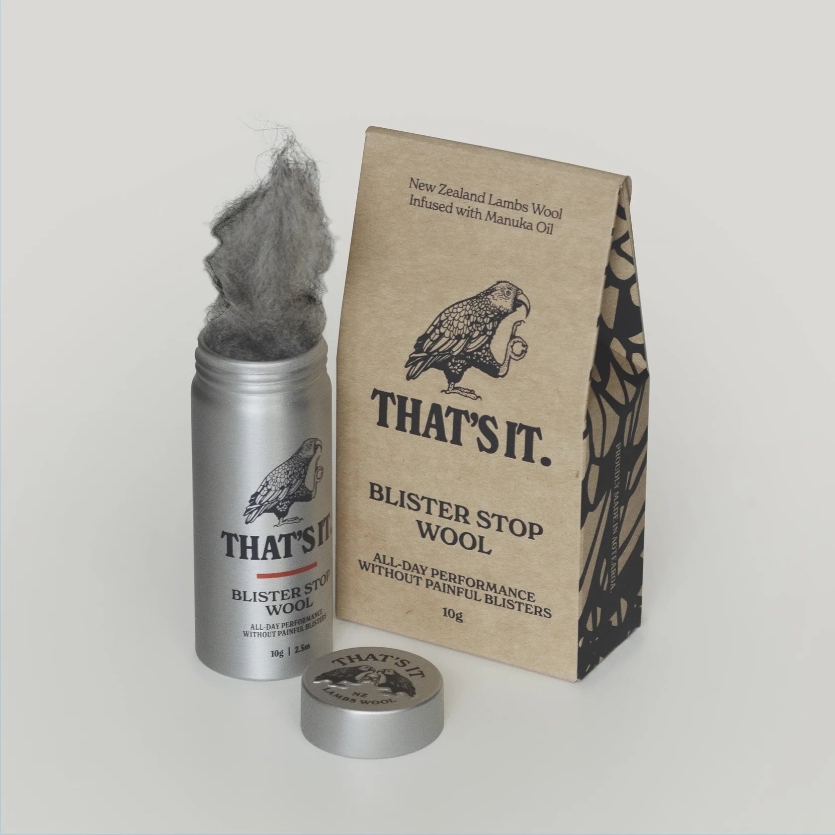 That's It Blister Stop Wool 10g - Personal Care - Hikers Wool - Trek, Trail & Fish NZ