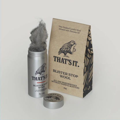 That's It Blister Stop Wool 10g - Personal Care - Hikers Wool - Trek, Trail & Fish NZ