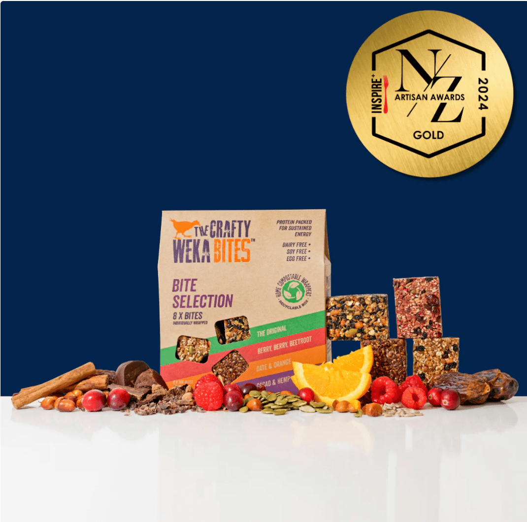 The Crafty Weka Bites - Mixed Pouch - Bars & Waffles - Trek, Trail & Fish NZ