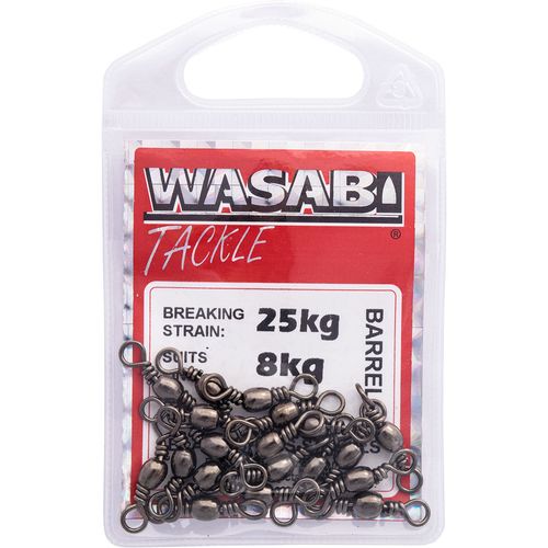 Wasabi 15kg barrel Swivel - 58kg breaking strain - Swivels - Trek, Trail & Fish NZ