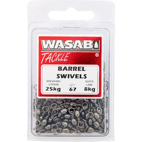 Wasabi 15kg barrel Swivel - 58kg breaking strain - Swivels - Trek, Trail & Fish NZ