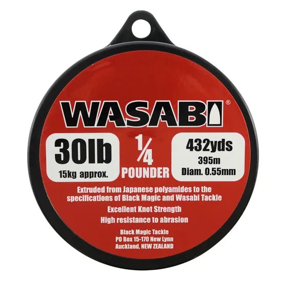 Wasabi Mono 1/4lb spool - Spools - Trek, Trail & Fish NZ