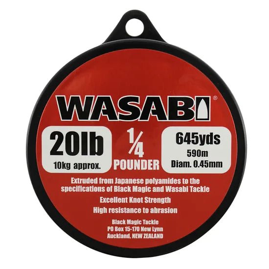 Wasabi Mono 1/4lb spool - Spools - Trek, Trail & Fish NZ