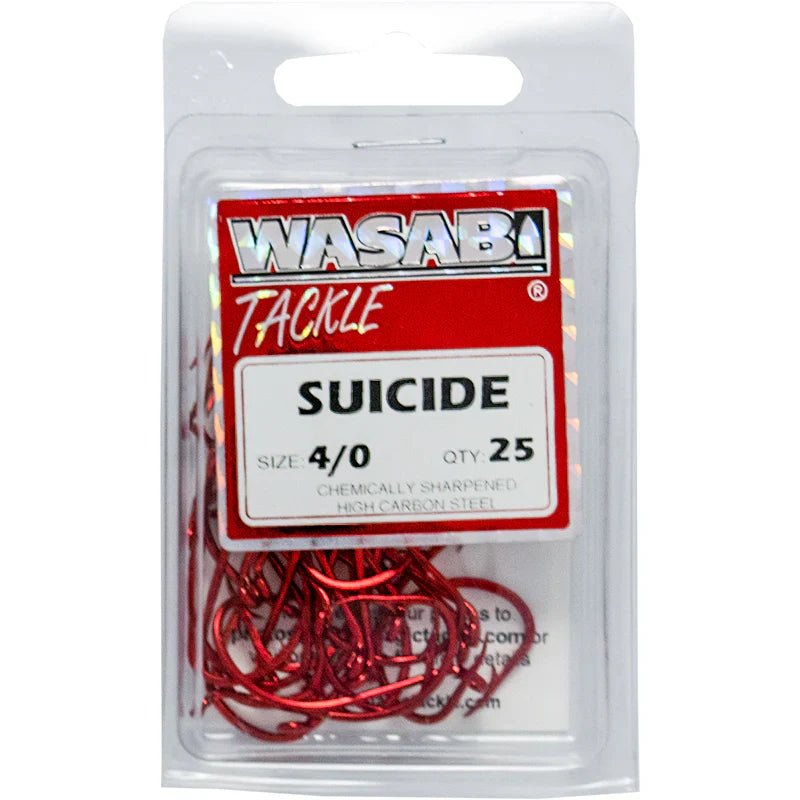 Wasabi Suicide Hooks 4/0 - Hooks - Trek, Trail & Fish NZ
