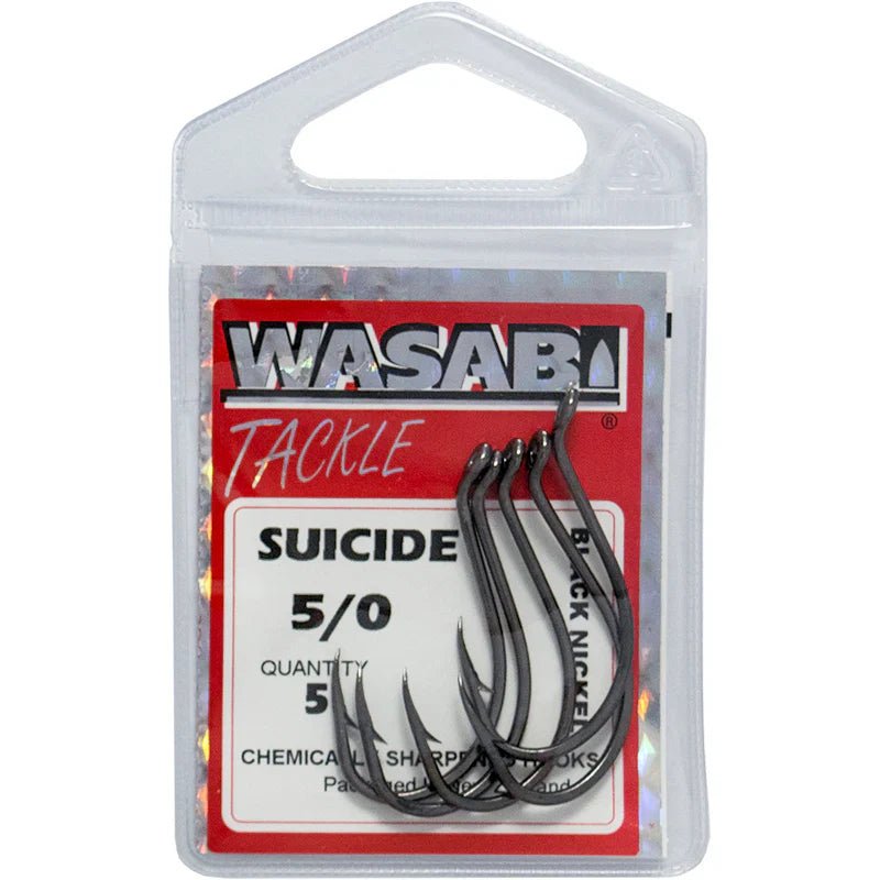 Wasabi Suicide Hooks 5/0 - Hooks - Trek, Trail & Fish NZ