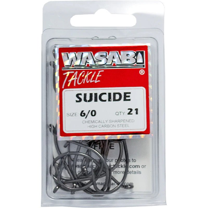 Wasabi Suicide Hooks 6/0 - Hooks - Trek, Trail & Fish NZ