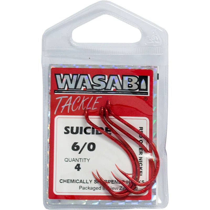 Wasabi Suicide Hooks 6/0 - Hooks - Trek, Trail & Fish NZ