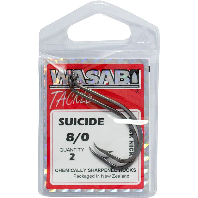 Wasabi Suicide Hooks 8/0 - Hooks - Trek, Trail & Fish NZ