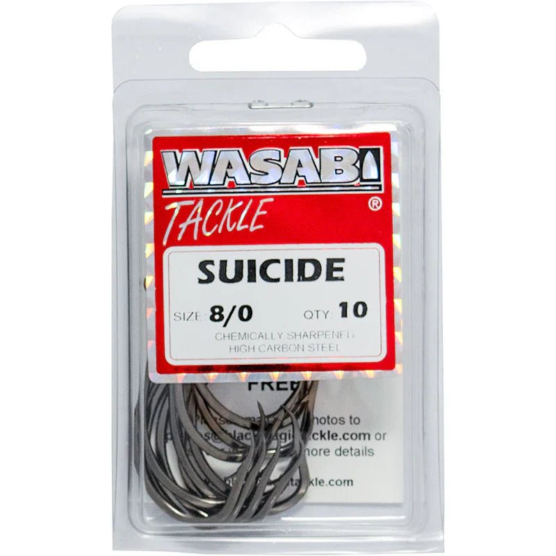 Wasabi Suicide Hooks 8/0 - Hooks - Trek, Trail & Fish NZ