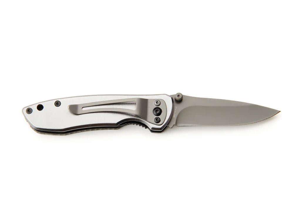 Whitby Aluminium & Carbon Fibre Effect Lock Knife (2.5") - in - store only - Knives & Multitools - Trek, Trail & Fish NZ