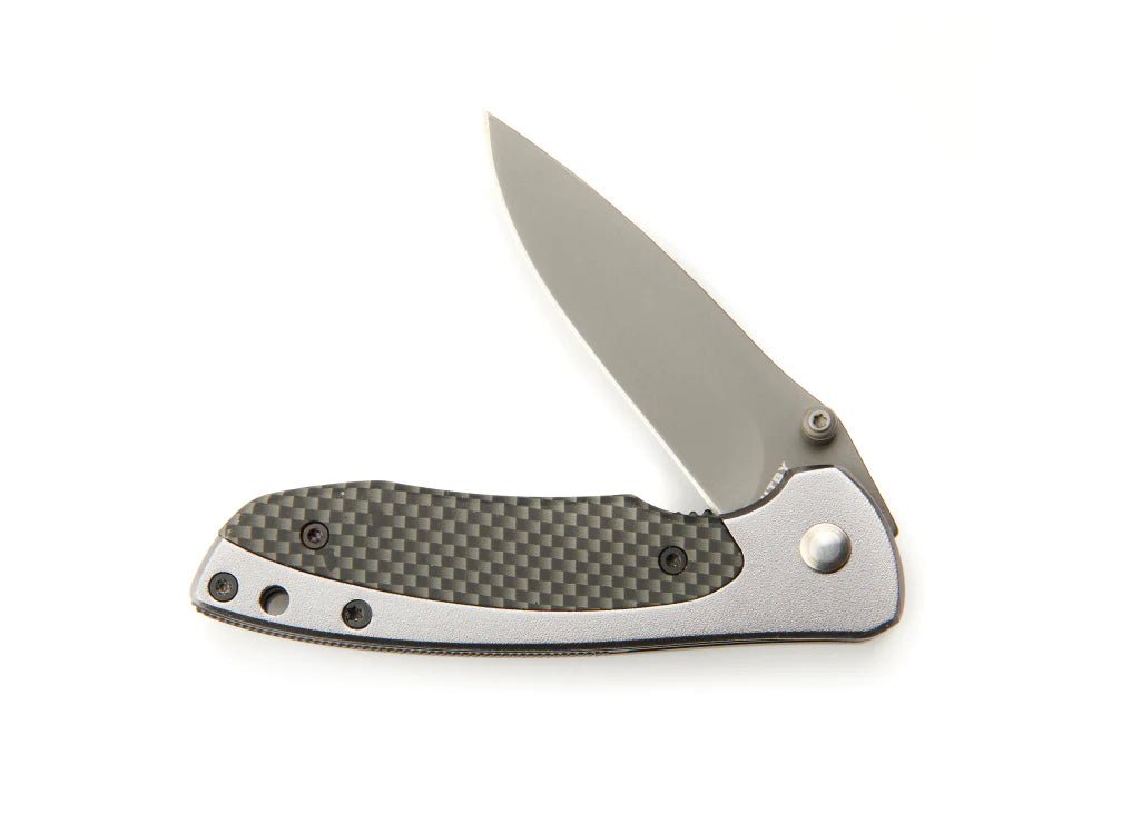 Whitby Aluminium & Carbon Fibre Effect Lock Knife (2.5