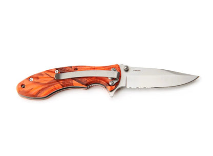 Whitby Orange Camo Lock Knife (2.75") - in - store only - Trek, Trail & Fish NZ