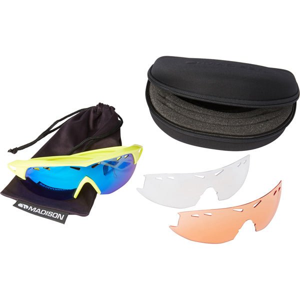 Madison Recon Glasses 3 lens pack - Sunglasses - Trek, Trail & Fish NZ