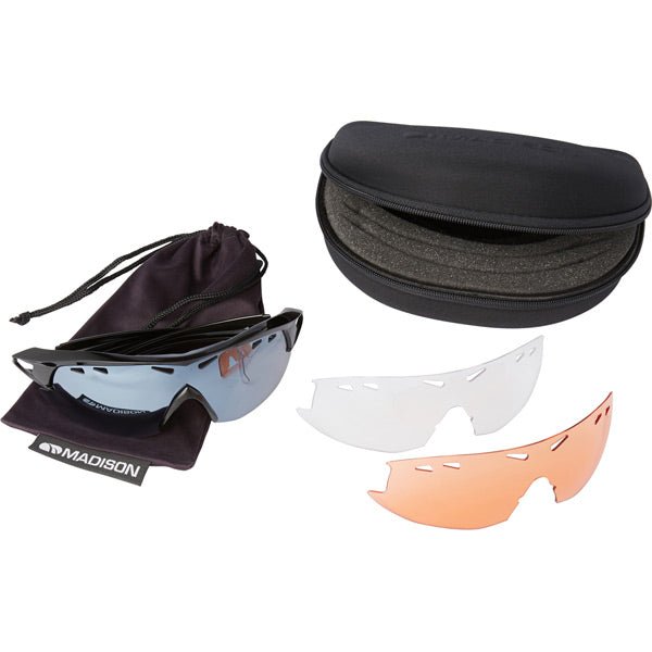 Madison Recon Glasses 3 lens pack - Sunglasses - Trek, Trail & Fish NZ