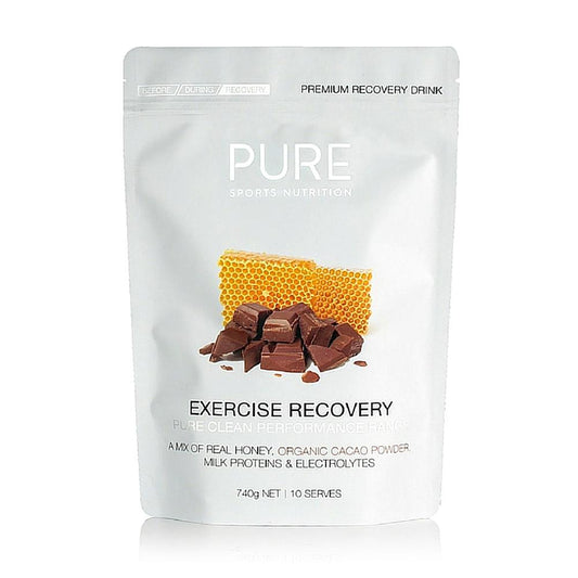 Pure Exercise Recovery 740g - honey & organic cacoa - Recovery - Trek, Trail & Fish NZ