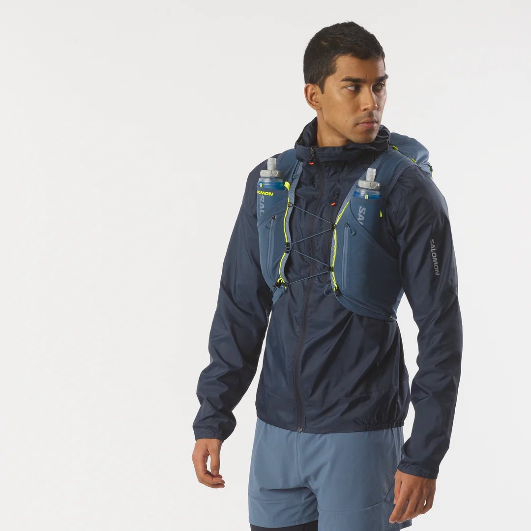 Salomon Adv Skin 12 set with flasks unisex Trek Trail Fish NZ