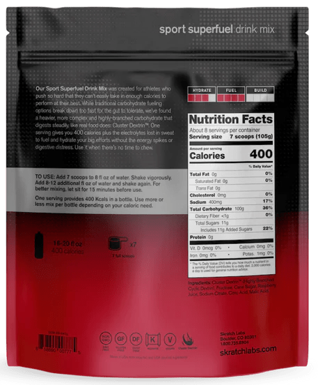 Skratch Super High Carb Sport Drink Mix - Drink Mix - Trek, Trail & Fish NZ