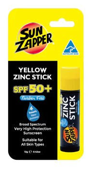 Sun Zapper Zinc Stick SPF50+ - Sunscreen - Trek, Trail & Fish NZ