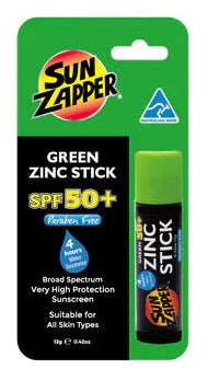 Sun Zapper Zinc Stick SPF50+ - Sunscreen - Trek, Trail & Fish NZ